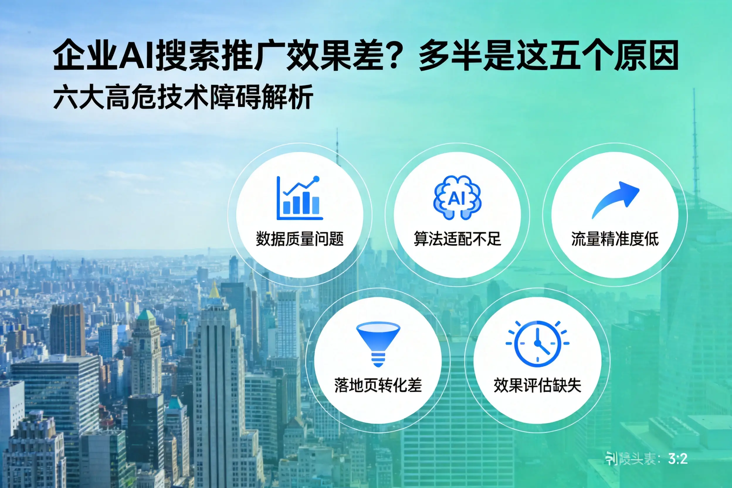 城中企业AI搜索推广效果差?多半是这五个原因